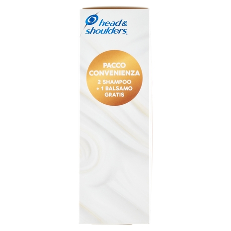 Head & Shoulders Shampoo Antiforfora 2x250ml+1 Balsamo CuteCapelli 220ml Gratis - Lisci e Setosi